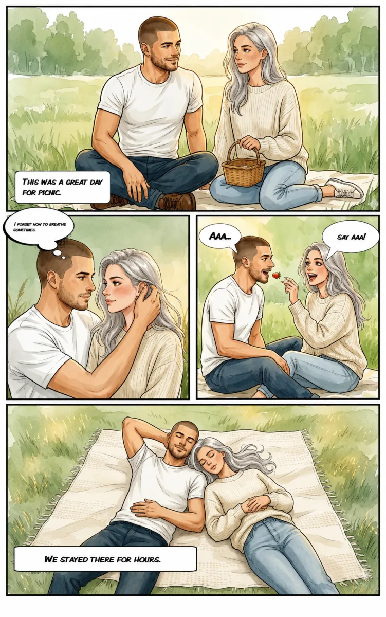 Soft watercolor picnic page